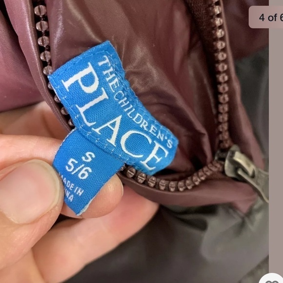 The Childrens Place boys puffer vest size 5/6 - Picture 5 of 6